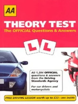 Image of Aa Theory Test by Driving Standards Agency Paperback