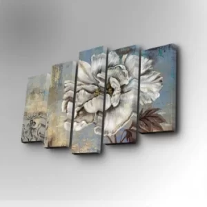 Image of 5PUC-011 Multicolor Decorative Canvas Painting (5 Pieces)