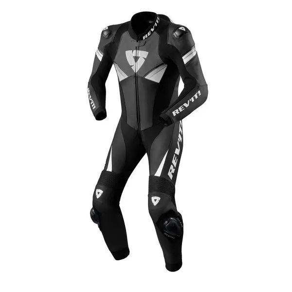 Image of REV'IT! Argon 2 One Piece Suit Black White Size 48