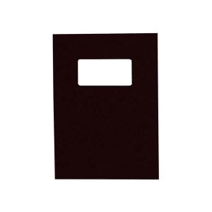 Image of GBC Leatherboard A4 250gm2 Window Binding Covers Black 2 x Pack of 25