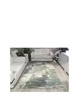 Image of Villa Abstract Rug - Green