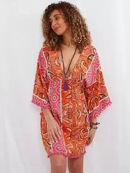 Image of Joe Browns Joe Browns Dressed To Impress Tunic Multi, Size 8, Women