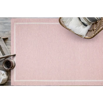 Image of Newquay 96027 8016 160cm x 230cm Rectangle - Pink