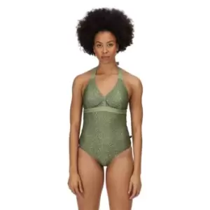 Image of Regatta Flavia Swimming Costume - Green