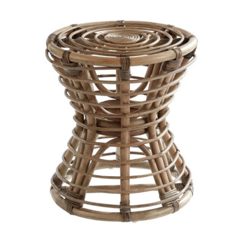 Image of Premier Housewares Handwoven Natural Rattan Stool Natural