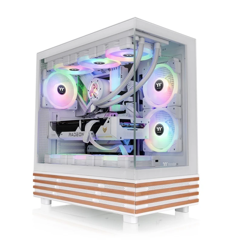 Image of Thermaltake View 270 Plus WS ARGB Snow Mid Tower Chassis