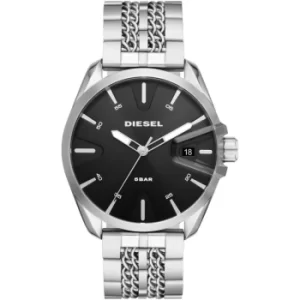 Image of Diesel MS9 Three-Hand Date Stainless Steel Watch