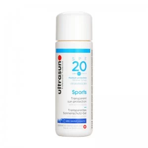 Image of Ultrasun Sports Transparent Sun Protection Gel SPF20 100ml