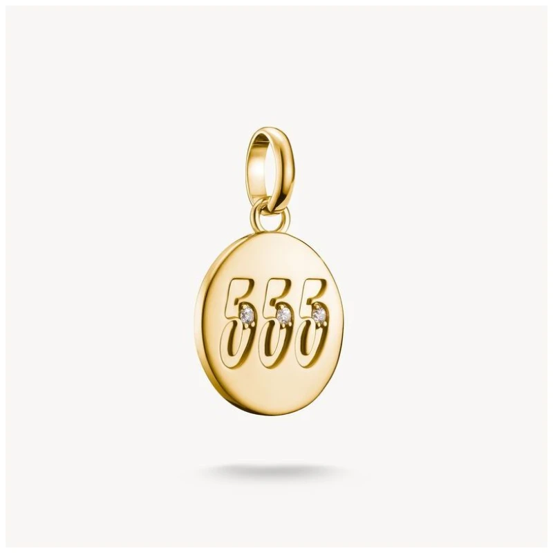 Image of Thomas Sabo CC1252-414-14 Charm pendant angel number 555 Jewellery