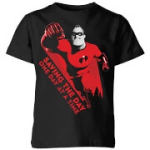 Image of Incredibles 2 Saving The Day Kids T-Shirt - Black - 7-8 Years