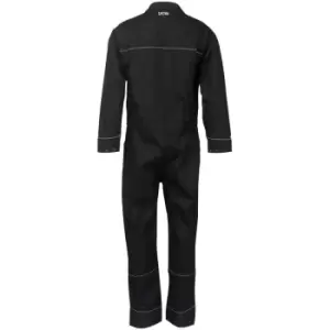 Image of Trade Long Sleeved Coveralls Black - Medium / Tall - JCB