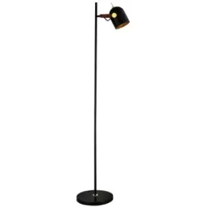Image of Schuller Adame - Task Floor Lamps, Matt Black, Gold Paint, 1x E14