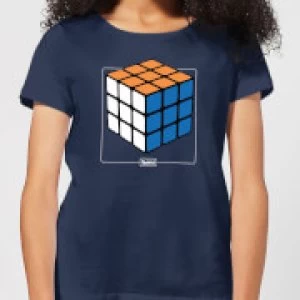 Image of Rubik's Complete Womens T-Shirt - Navy - M