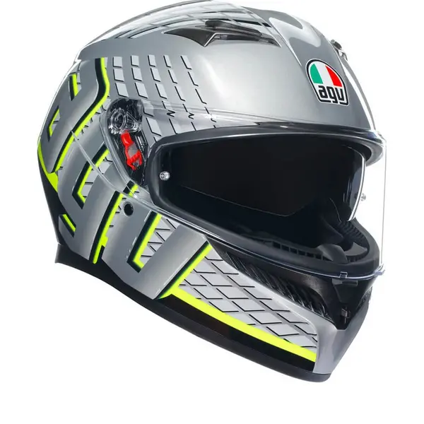 Image of AGV K3 E2206 MPLK Fortify Grey Black Yellow Fluo 011 M
