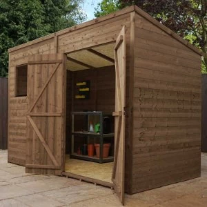Image of Mercia Pressure Treated Pent Shed - 10' x 6'