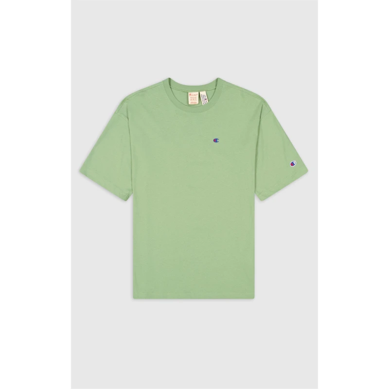 Image of CHAMPION Reverse Weave Box Fit T-Shirt - Green Green XS