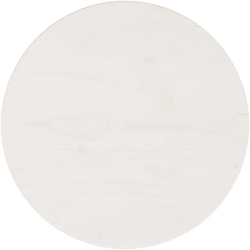Image of VIDAXL Table Top White Ø30x2.5cm Solid Wood Pine Vidaxl 8720286875650