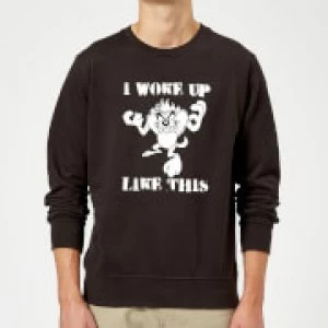 Image of Looney Tunes I Woke Up Like This Sweatshirt - Black
