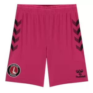 Image of Hummel Charlton Athletic Shorts Juniors - Pink