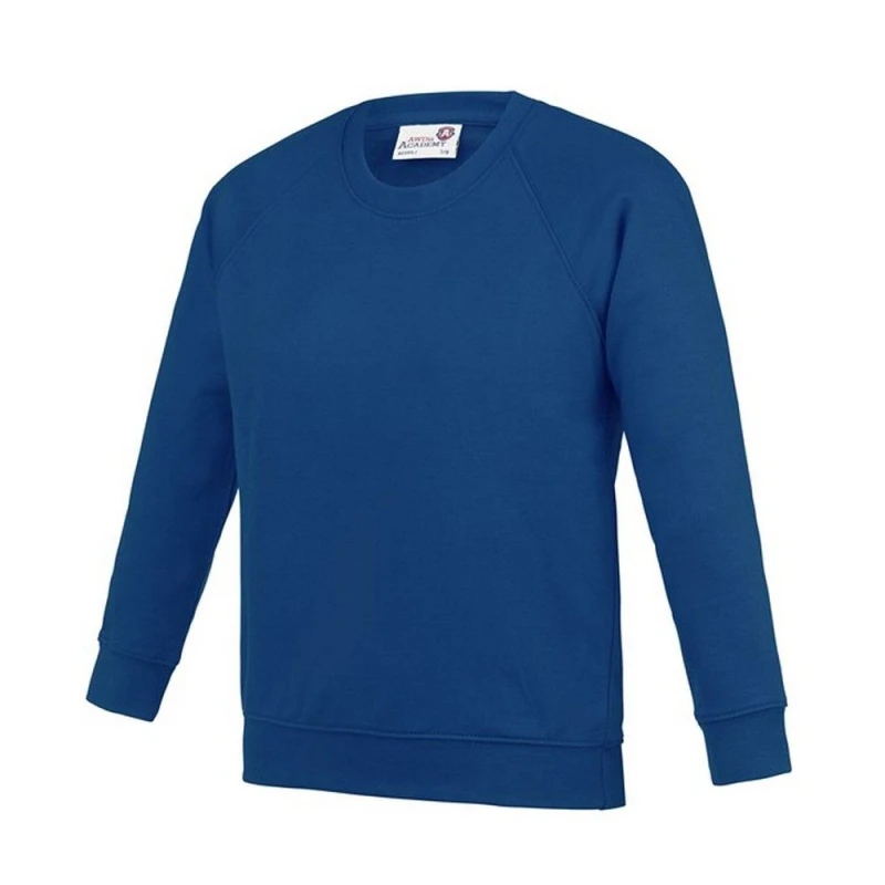 Image of AWDis Academy Raglan Sweatshirt in Royal Size: XS Royal Unisex XS