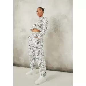 Image of Playboy Tracksuit Bottoms - Grey