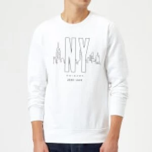 Image of Friends NY Skyline Sweatshirt - White - M