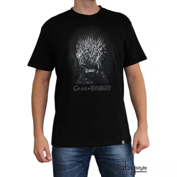 Image of Game Of Thrones - Iron Throne Mens Medium T-Shirt - Black
