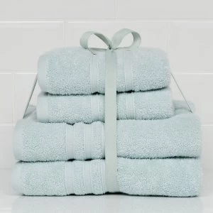Image of Catherine Lansfield 4 Piece Zero Twist Towel Bale - Duck Egg