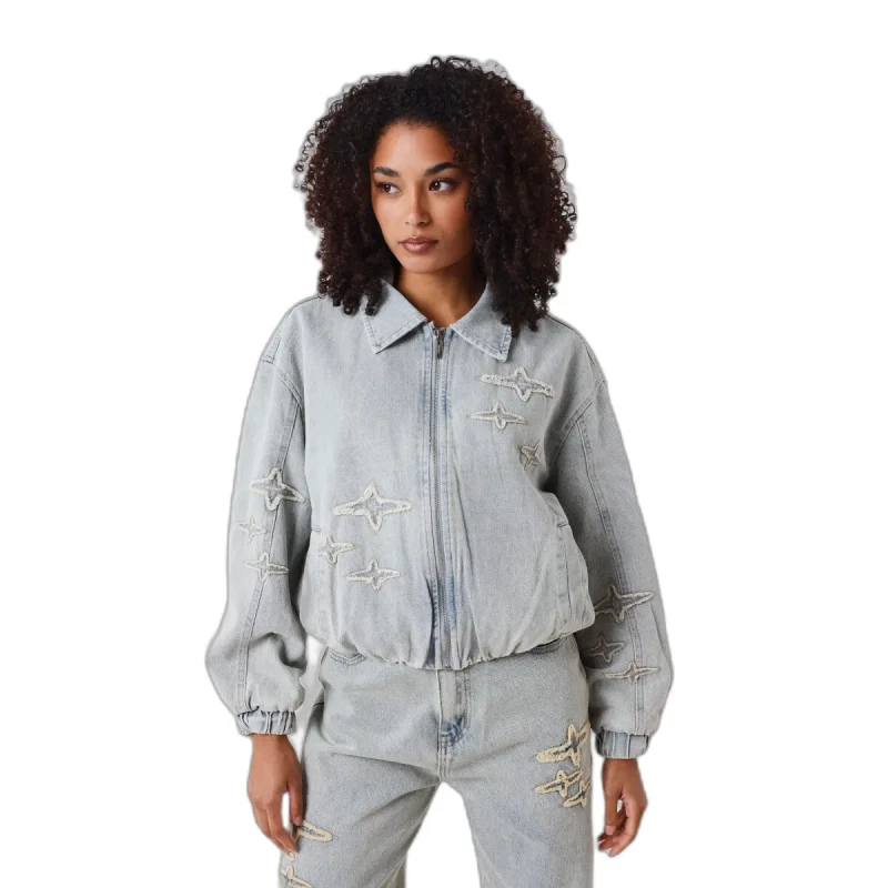 Image of Project X Paris Womens jacket Project X Paris Raw Bleu Female S