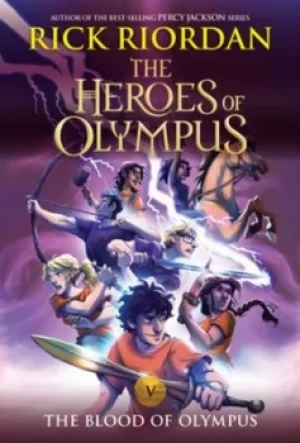 Image of Heroes of Olympus The Book Five The Blood of Olympus new cover by Rick Riordan