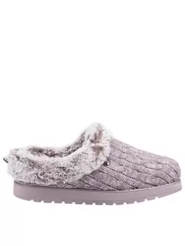 Image of Skechers Keepsakes Ice Angel Slippers, Mauve, Size 4, Women