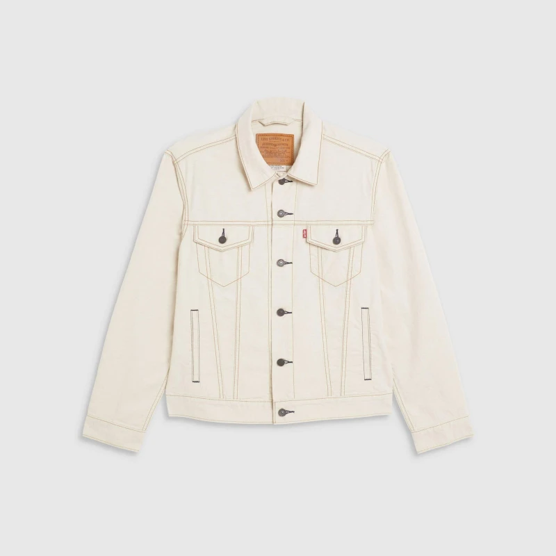 Image of Levis Mens Trucker Denim Jacket Long 4 Summer male S