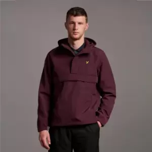 Image of Fleece Lined Nylon Overhead - Burgundy - S