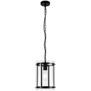 Image of Luminosa Lighting - Ceiling Pendant, 1 Light E27, Matt Black