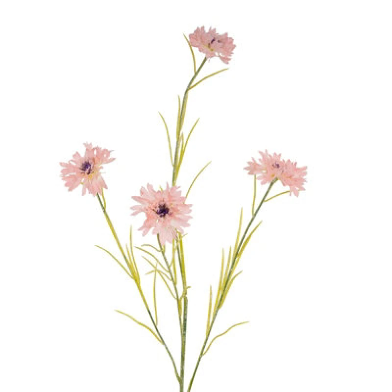 Image of Hill Interiors Cornflower Artificial Plant Pink (One Size)