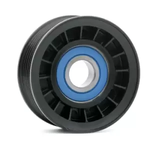 Image of RIDEX Idler Pulley 312D0084 Guide Pulley,Deflection Pulley FORD,VOLVO,Fiesta Mk6 Schragheck (JA8, JR8),FOCUS III Turnier