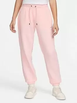 Image of Nike NSW Essential Fleece Loose Pants - Pink Size M Women