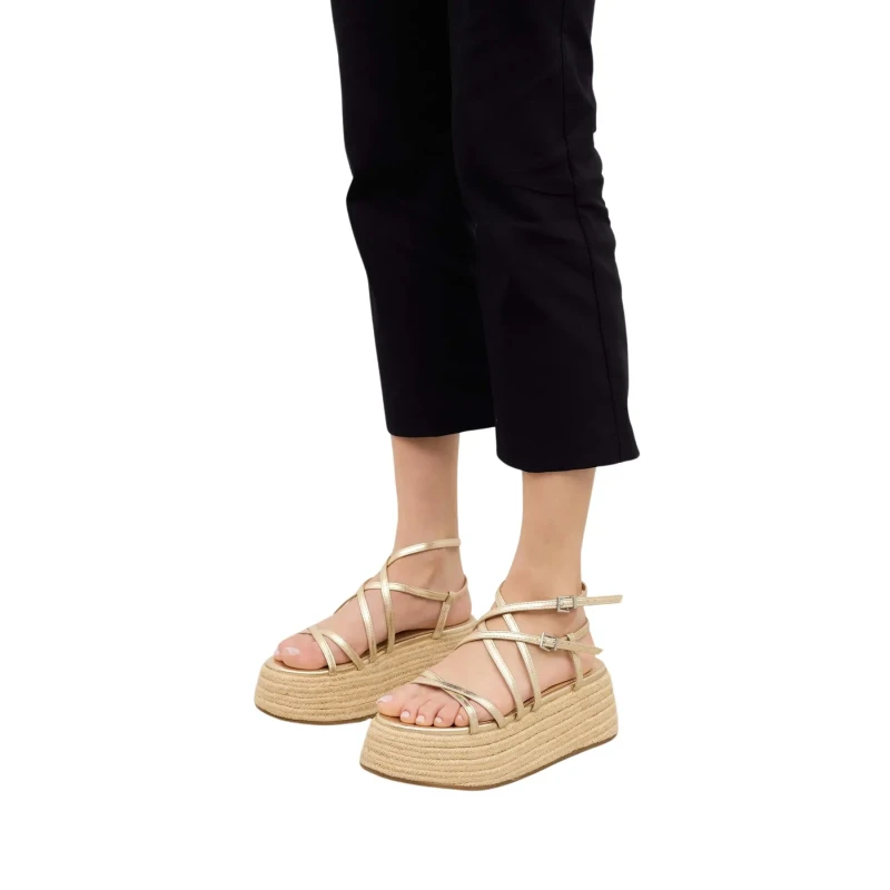 Image of Mim Shoes Womens wedge sandals Mim Shoes Zahara Dore Female 37