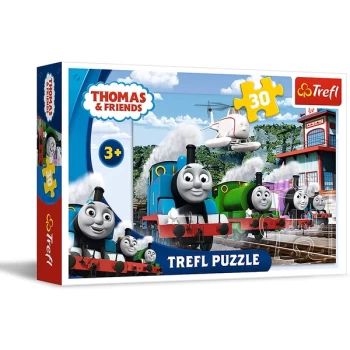 Image of Thomas & Friends Railway Race Jigsaw Puzzle - 30 Pieces