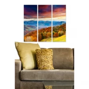 Image of MDF86543017 Multicolor Decorative MDF Painting (3 Pieces)