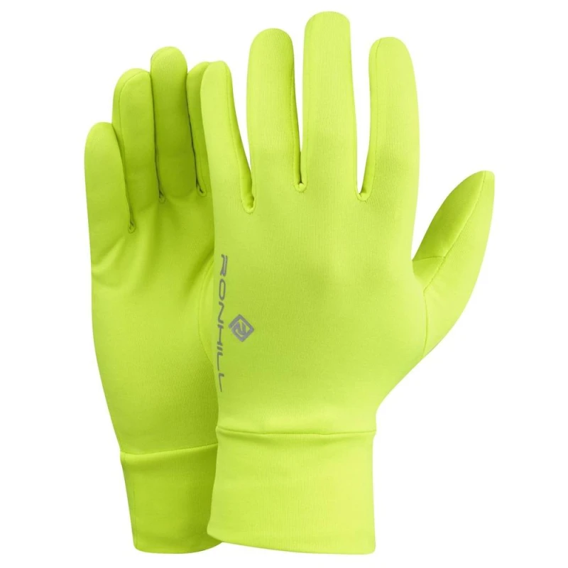 Image of Ronhill Mens Classic Gloves in Yellow Size: Medium Yellow Male M