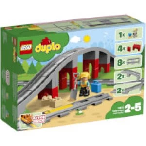 Image of LEGO DUPLO Town: Train Bridge and Tracks (10872)