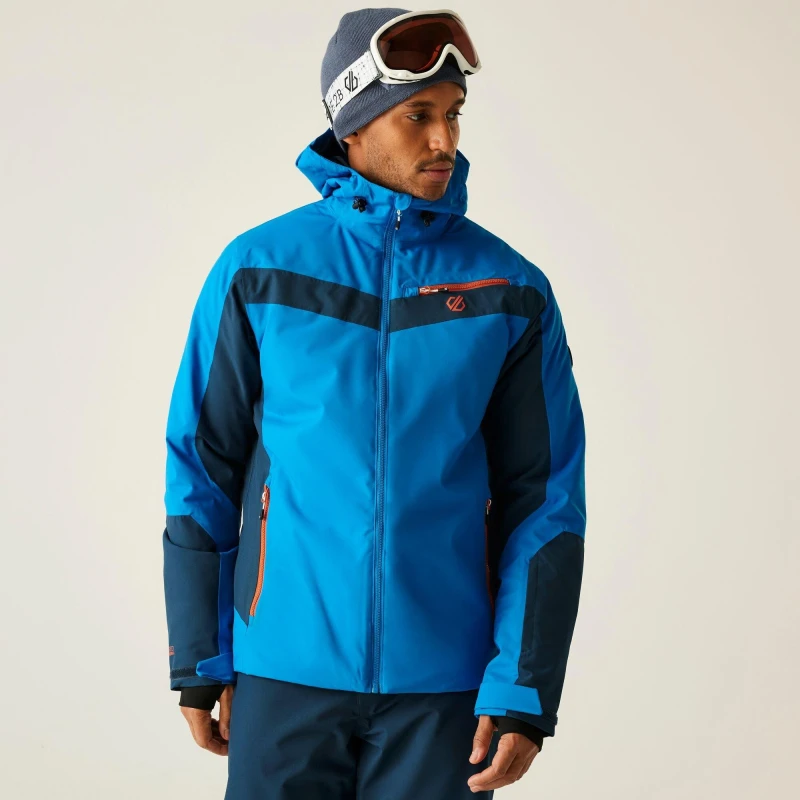 Image of Dare 2b Dare 2b Men Eagle II Ski Jacket in Blue Size: Small Blue S Male 5063019848884