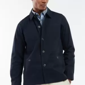 Image of Barbour Mens Dene Overshirt - Navy - M