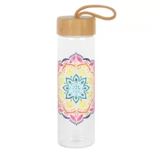Image of Mandala Glass Water Bottle