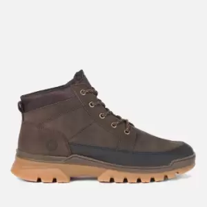 Image of Barbour Mens Miller Hiking-Style Nubuck Boots - UK 7