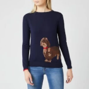 Image of Joules Womens Miranda Crew Neck Jumper - Navy - UK 10
