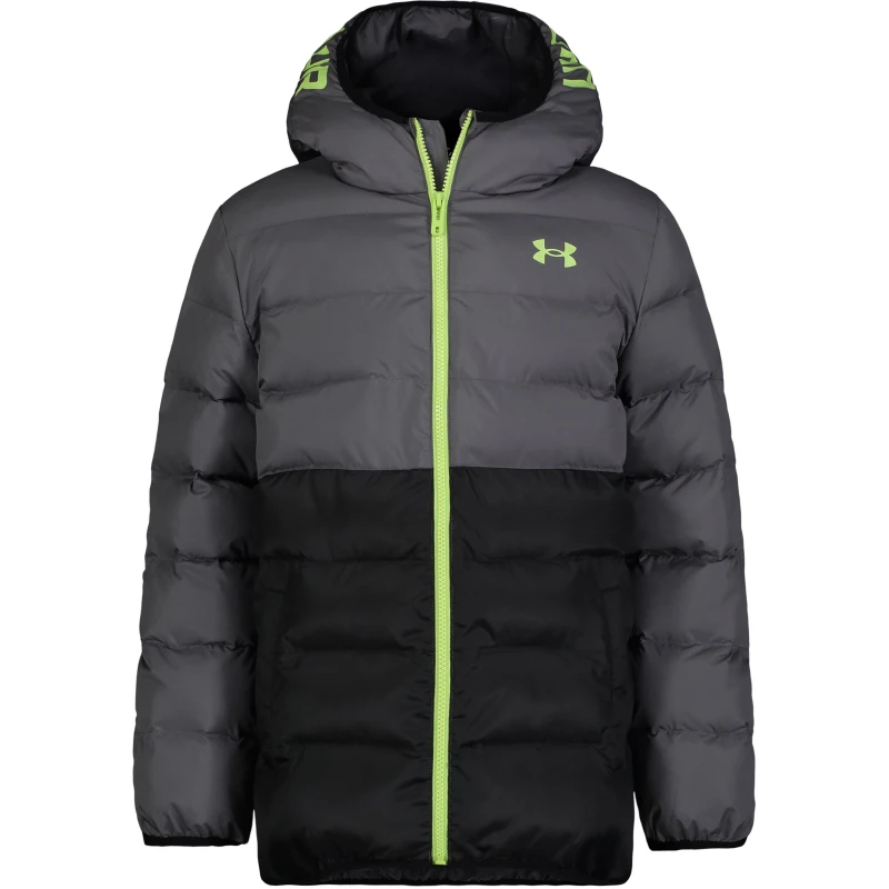 Image of Under Armour Pronto Puffer Jacket Juniors - Black 7 - 8 Years