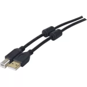 Image of Printer Cable USB 2.0 Black 3 Metre