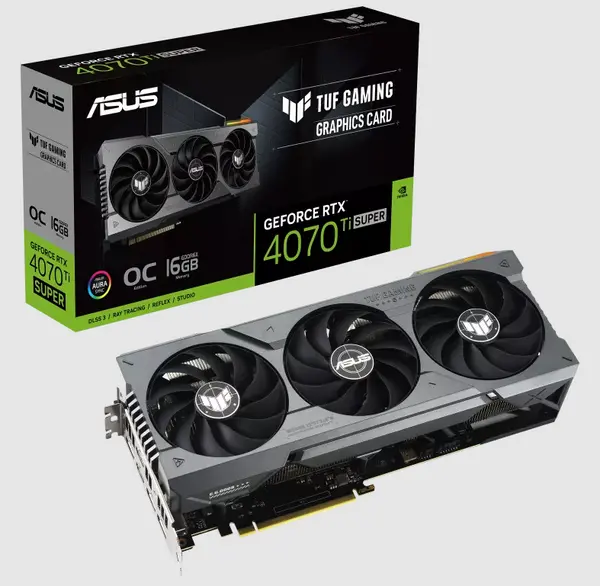 Image of ASUS TUF Gaming GeForce RTX 4070 Ti SUPER 16GB GDDR6X OC Edition Graphics Card